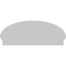 Ekena Millwork Elliptical Smooth Architectural Grade PVC Combination Pediment, 44"W x 17-7/8"H x 2-3/4"P PEDPC044X180ELL00 - alternate 4